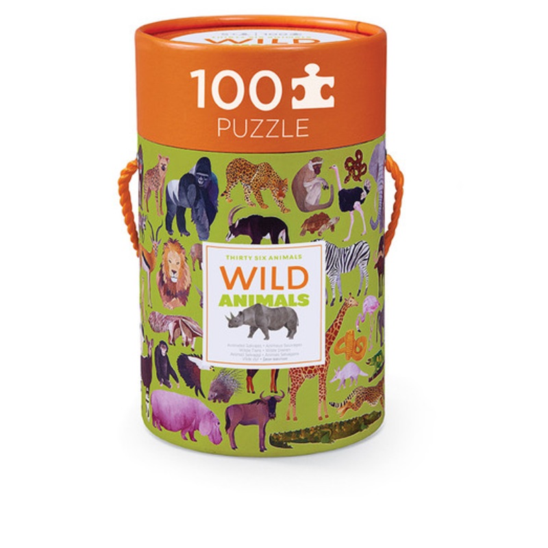 "Crocodile Creek 100pc - Thirty Six Wild Animals Puzzle"