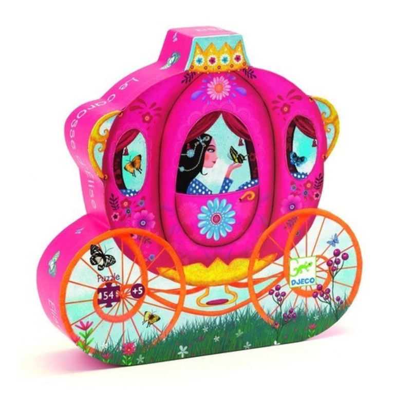 "Djeco Elise's Carriage Silhouette Puzzle 54pce"