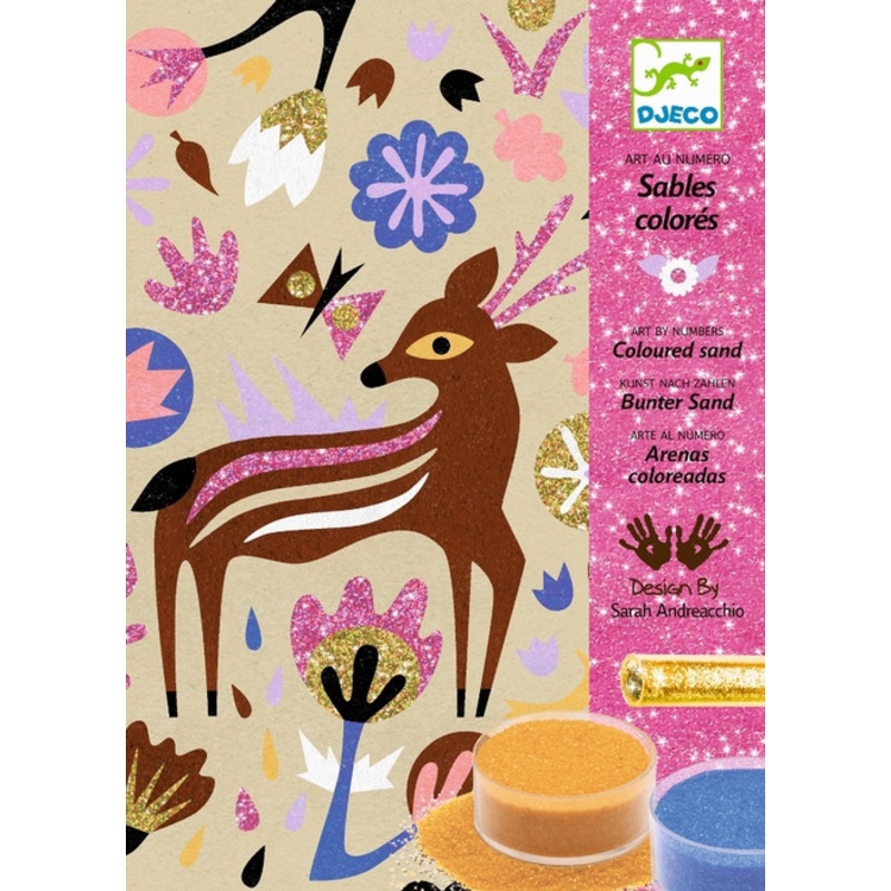 "Djeco Sand and Glitter Art - Woodland Wonderland"
