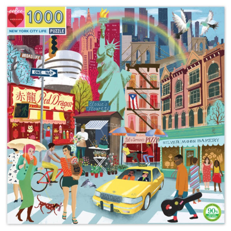 "eeBoo 1000pc - New York City Life Puzzle"