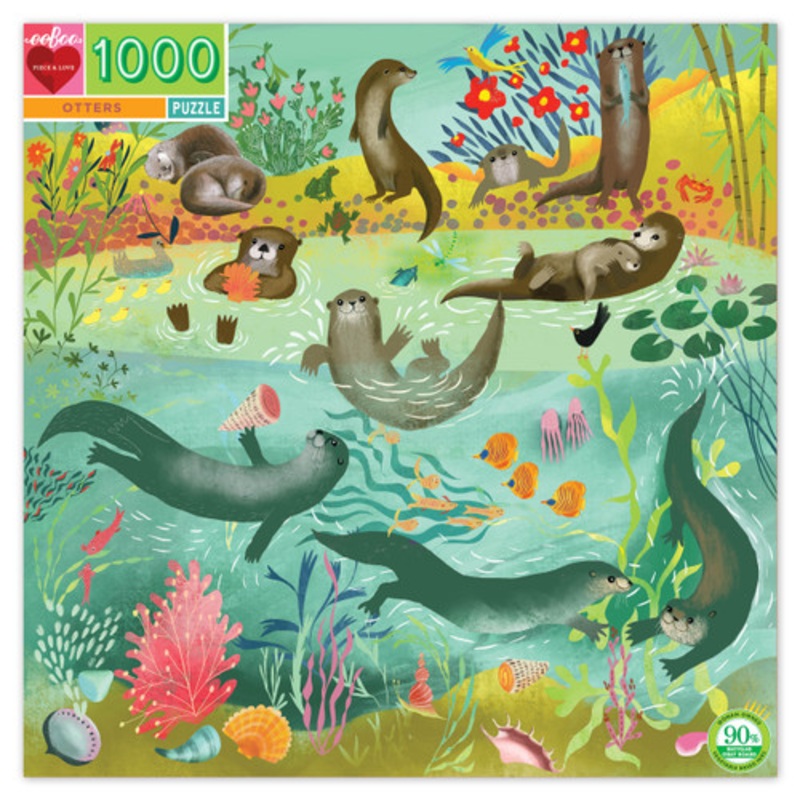 "eeBoo 1000pc - Otter Puzzle"