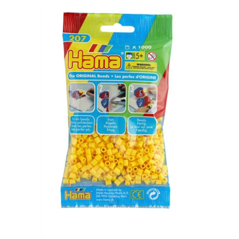 "Hama Beads - Yellow - 1000 Beads"