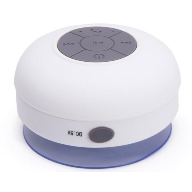 "IS GIFT - Wireless Shower Speaker Pastel - White"