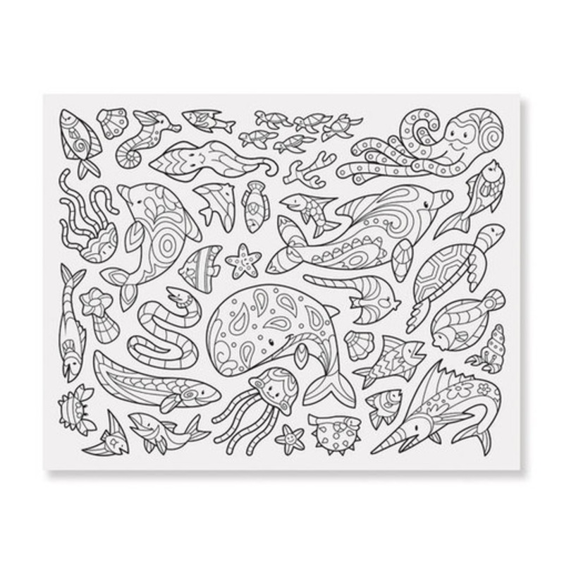 "Melissa & Doug - Color-Your-Own Sticker Pad - Animals"