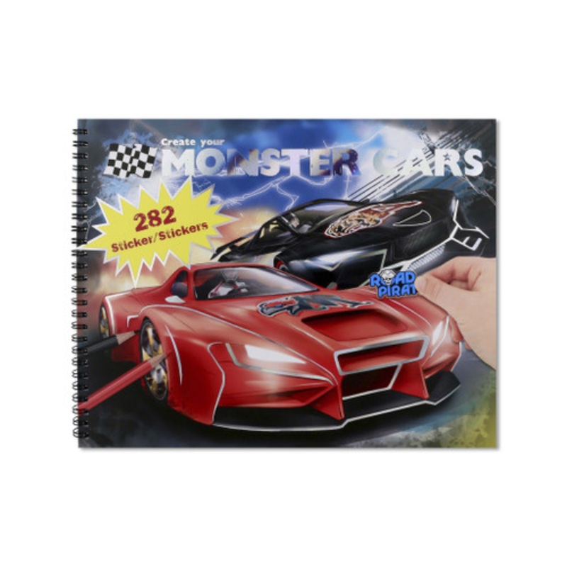 "Monster Cars - Colouring Book"