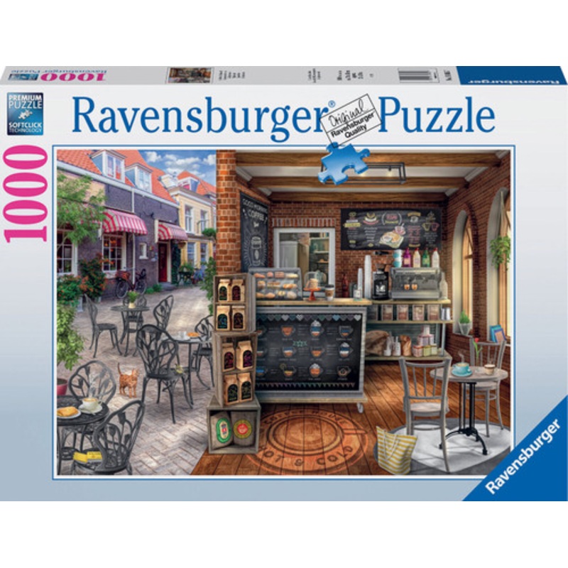 "Ravensburger 1000pc -  Quaint Cafe Puzzle"