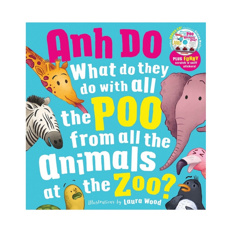 "Scholastic - What Do They Do With All The Poo From All The Animals At The Zoo With Scratch 'n' Sniff Stickers"