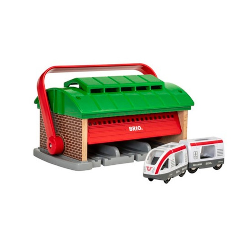 "BRIO Destination - Train Garage with Handle 3 pcs"