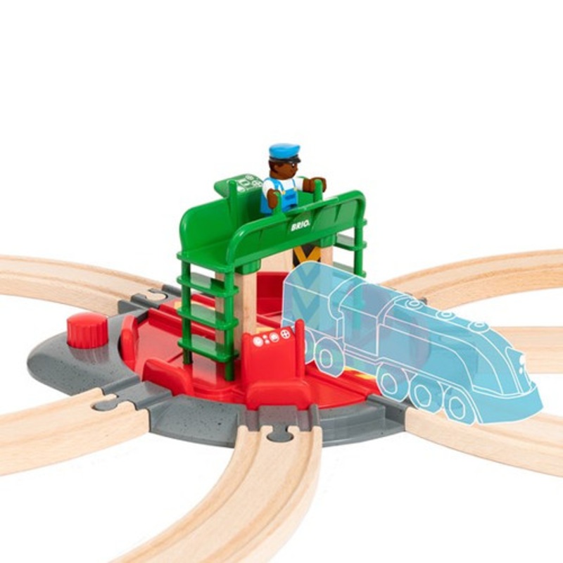 "BRIO Tracks - Turntable & Figure 2 pieces"