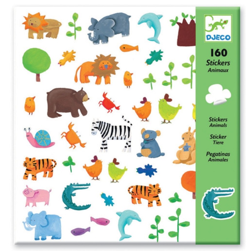 "Djeco - Animals Stickers"