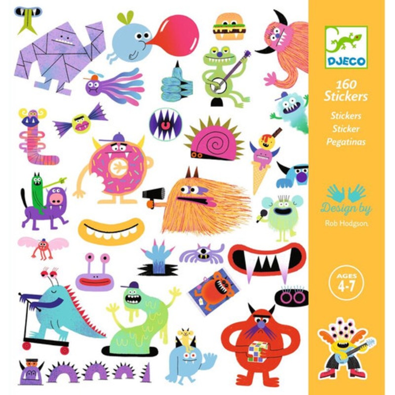 "Djeco - Monster Stickers"