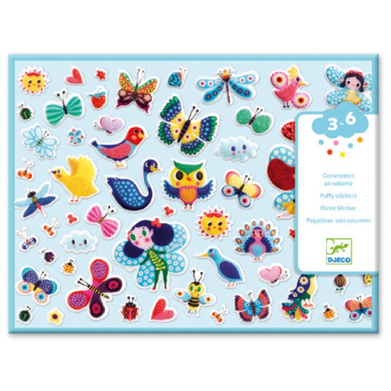 "Djeco - My Little Wings Puffy Stickers"