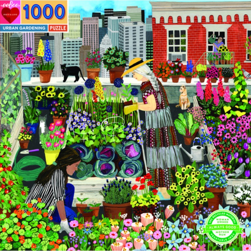 "eeBoo 1000pc - Urban Gardening Puzzle"