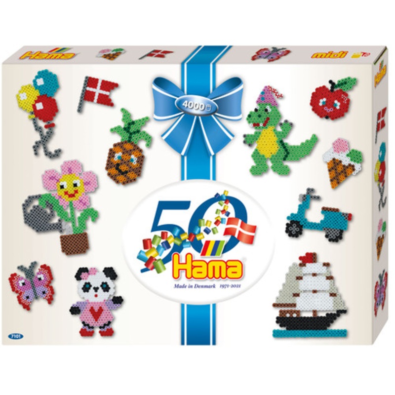 "Hama Beads 50th Anniversary Box Set - 4000 beads"