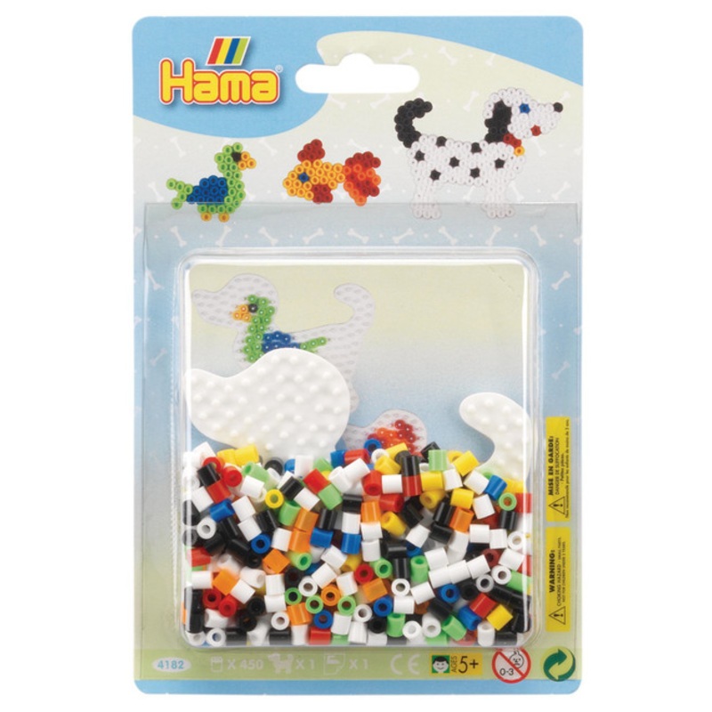 "Hama Beads - Small Blister Pack - White Dog"