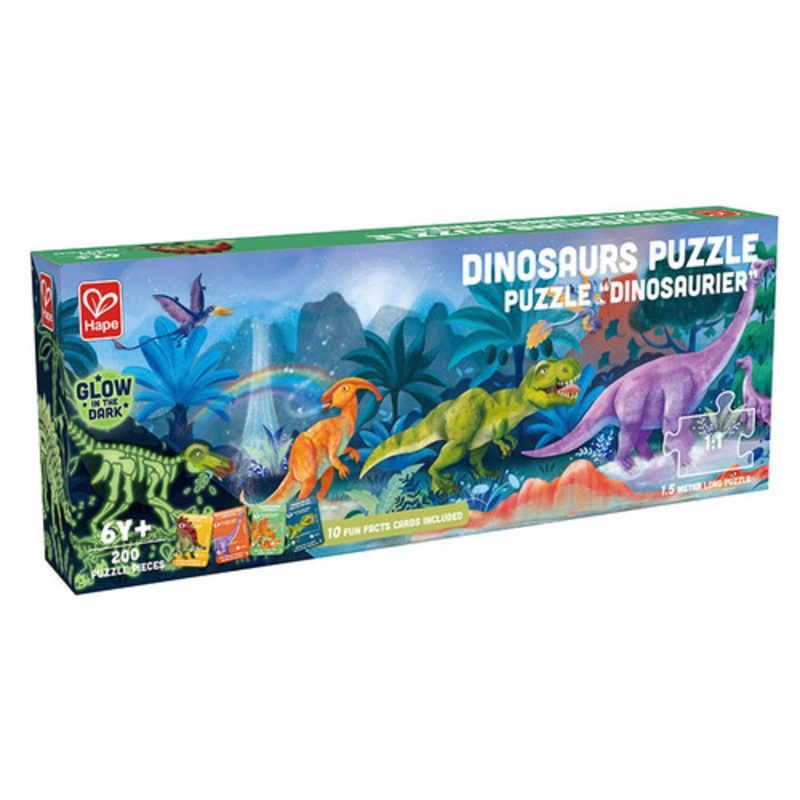 "Hape - Dinosaurs 200pc Puzzle (1.5m Long)"