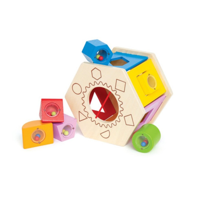 "Hape Shake n Match Shape Sorter"