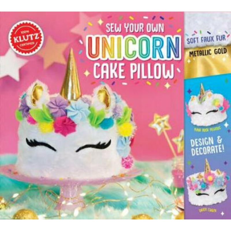 "Klutz - Sew your own Unicorn Cake Pillow"