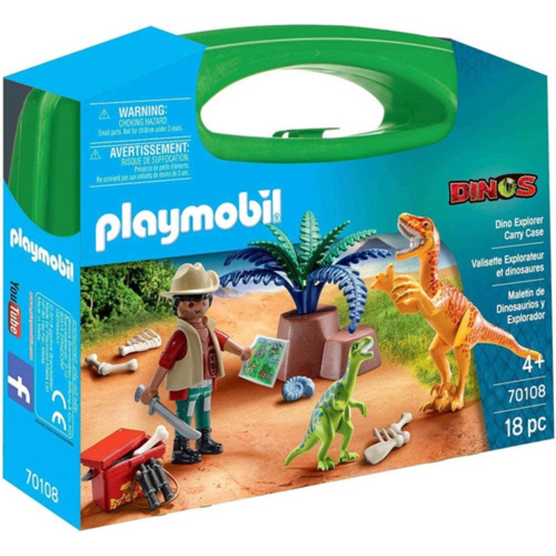 "Playmobil Family Fun - Dino Explorer Carry Case 70108"
