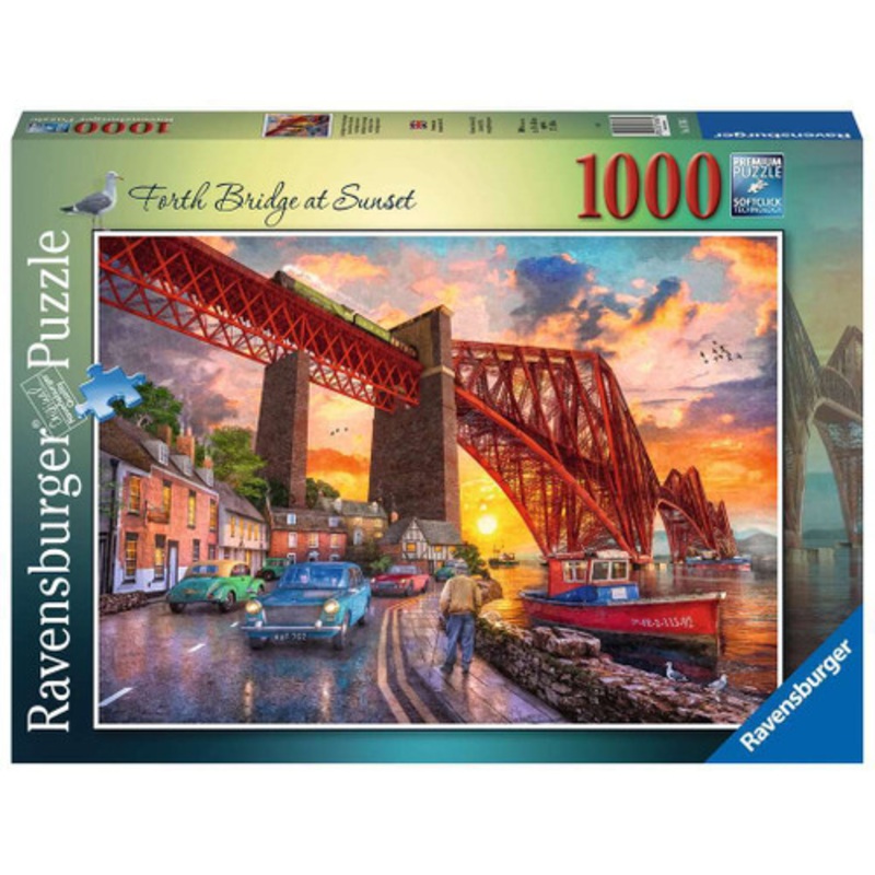 "Ravensburger 1000pc - Forth Bridge At Sunset Puzzle"