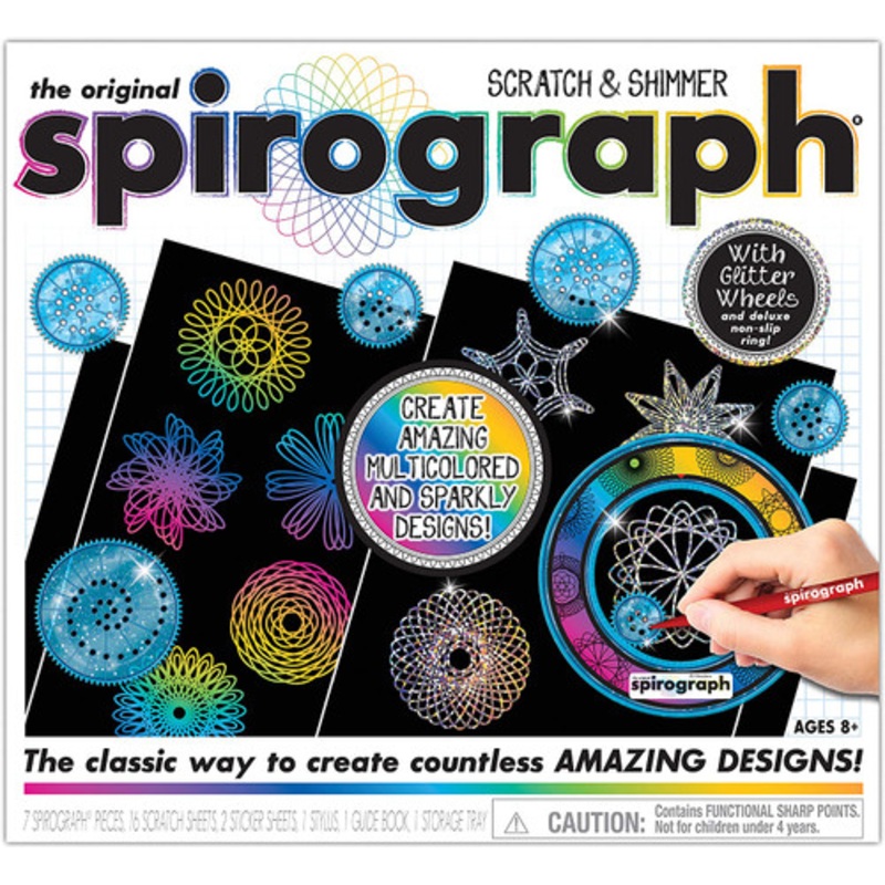 "Spirograph Scratch & Shimmer"