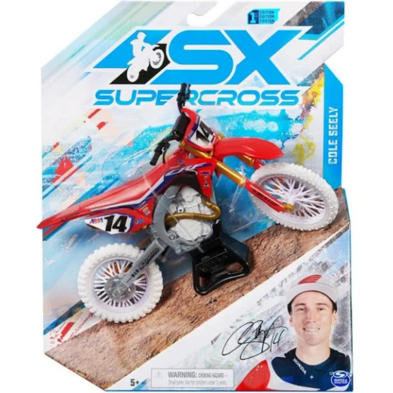 "Supercross 1:10 Diecast Motorcycle - Cole Seely"