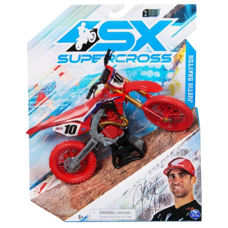 "Supercross 1:10 Diecast Motorcycle - Justin Brayton"