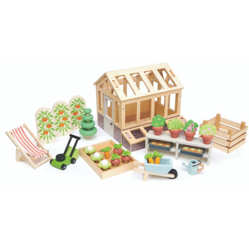 "Tender Leaf Toys - Greenhouse with Garden Set"
