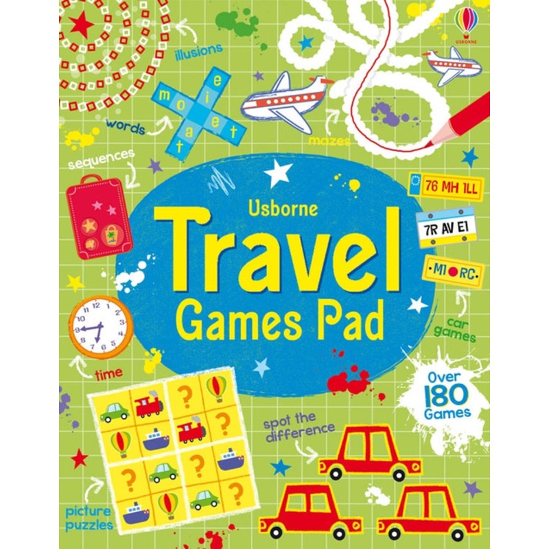 "Usborne- Travel Games Pad"