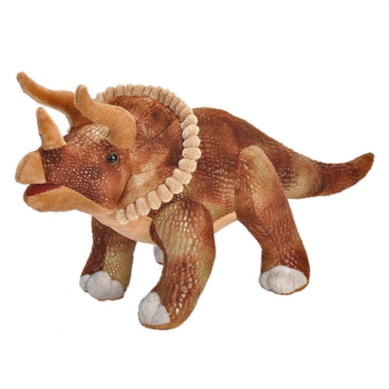 "Wild Republic - Dinosauria Triceratops Plush - 17""