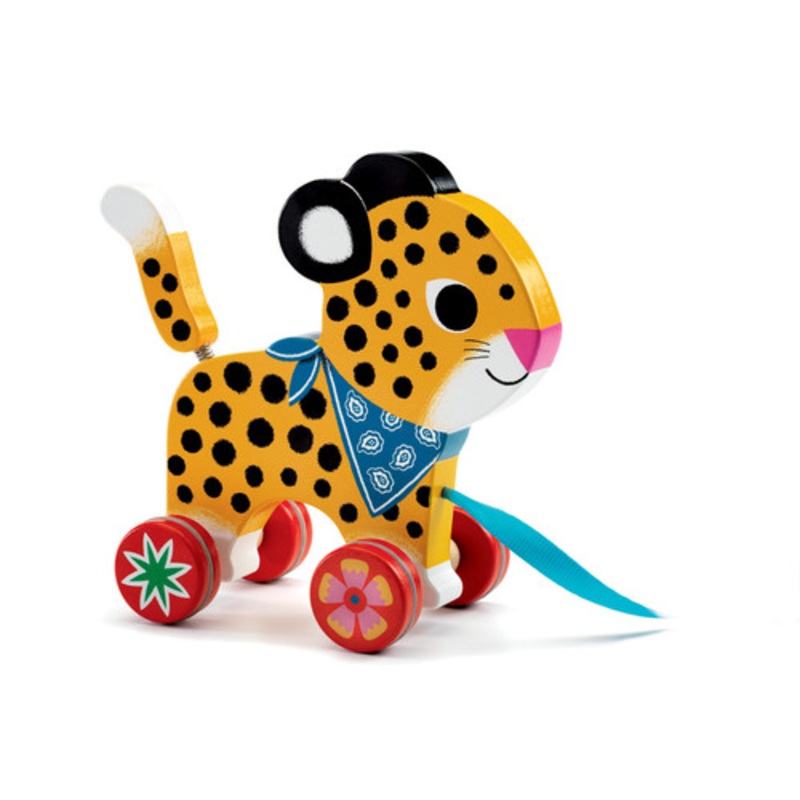 "Djeco - Greta Leopard Pull Along"