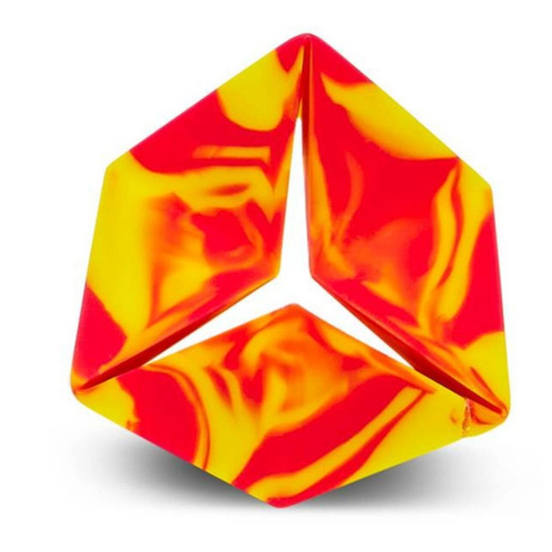 "Flexygon Fidget Toy - Red/Yellow"