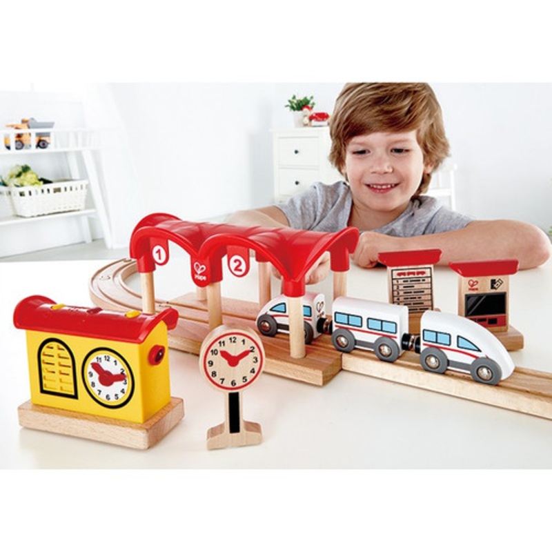 "Hape Rail - Record Listen and Light Railway Station"