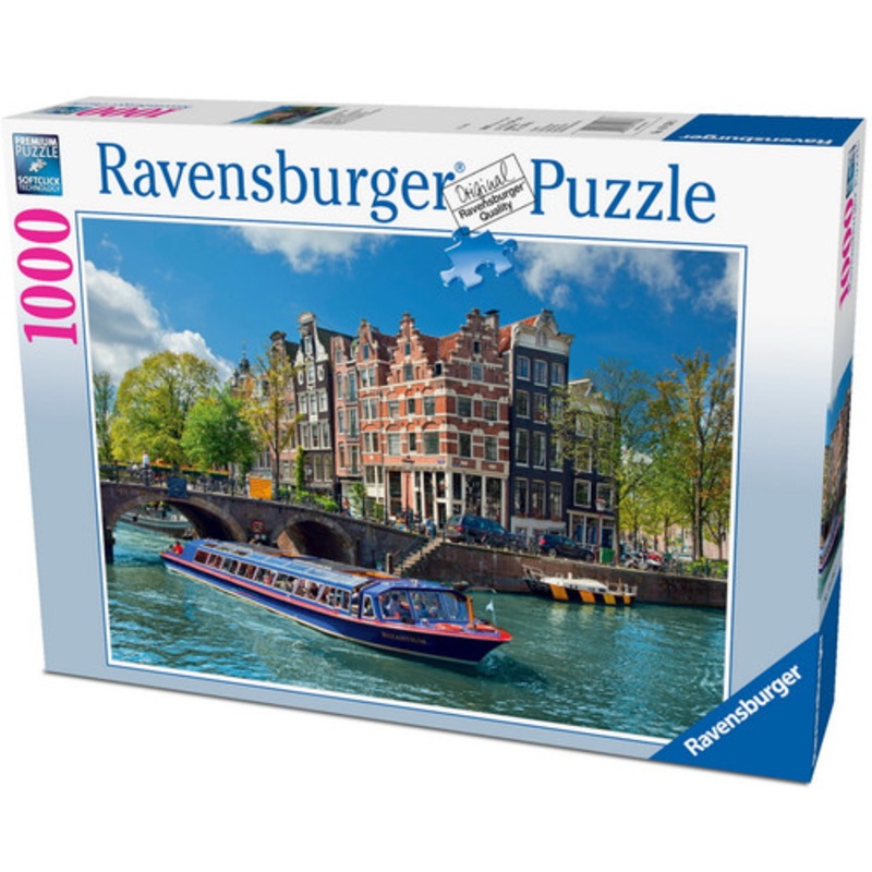 "Ravensburger 1000pc - Canal Tour in Amsterdam Puzzle"