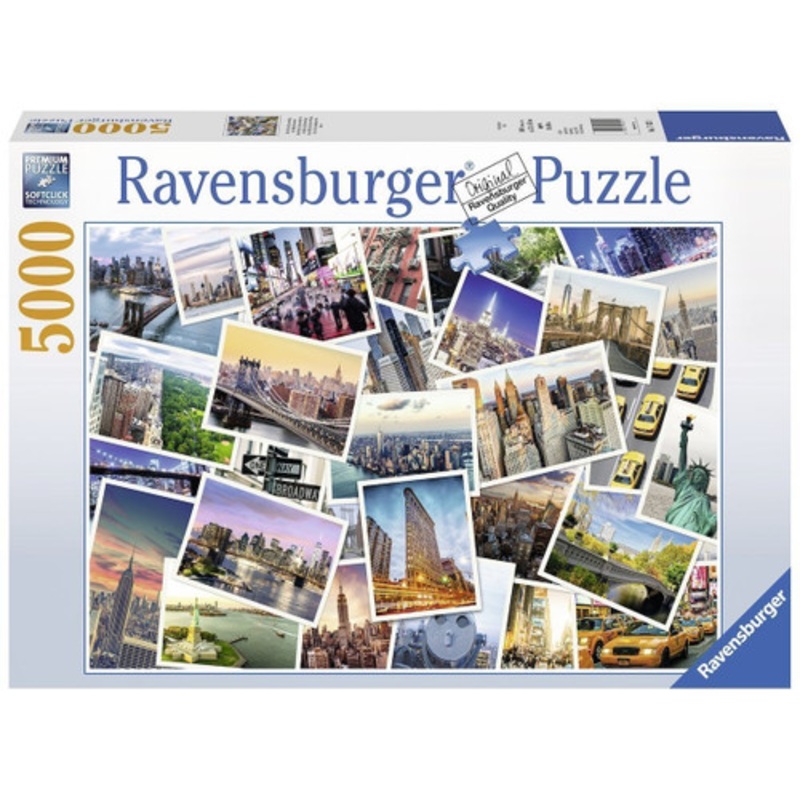 "Ravensburger 5000pc - Spectacular Skyline NY Puzzle **Minor Box Damage**"