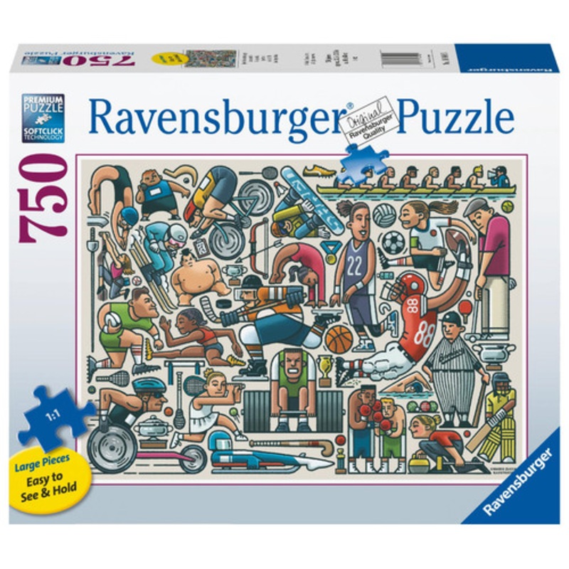 "Ravensburger 750pc - Athletic Fit Large Format Puzzle"