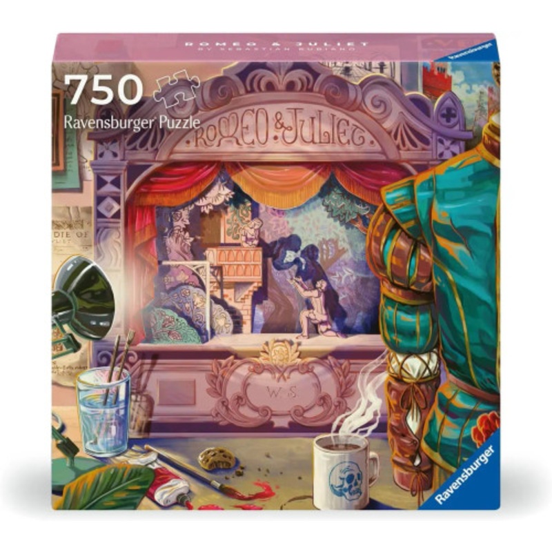 "Ravensburger 750pc - Romeo & Juliet Art & Soul Square Puzzle"
