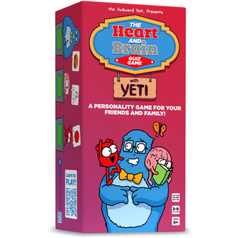 "The Heart and Brain Quiz Game  with Yeti"