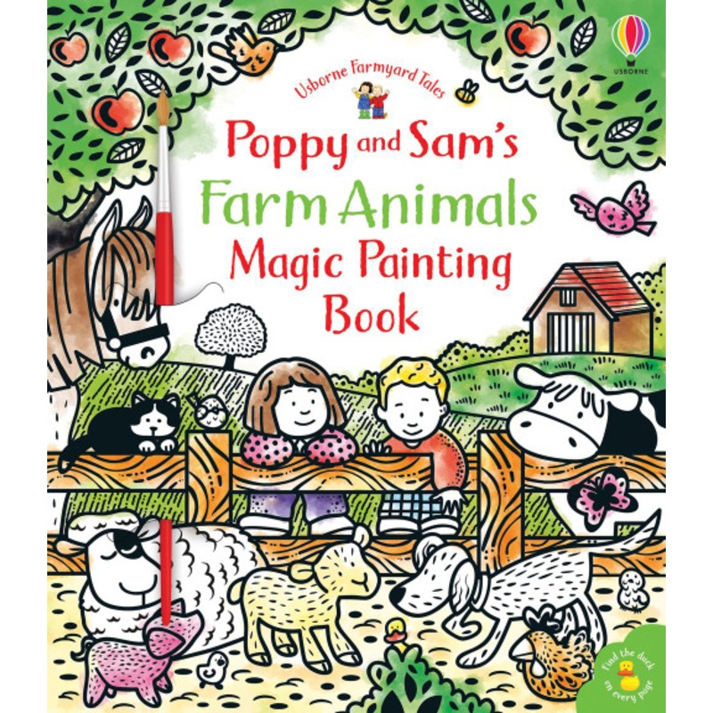 "Usborne - Farmyard Tales Poppy and Sam's Farm Animals Magic Painting"