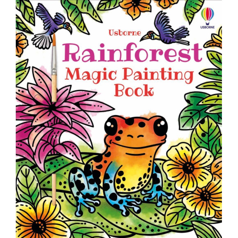 "Usborne - Rainforest Magic Painting Book"