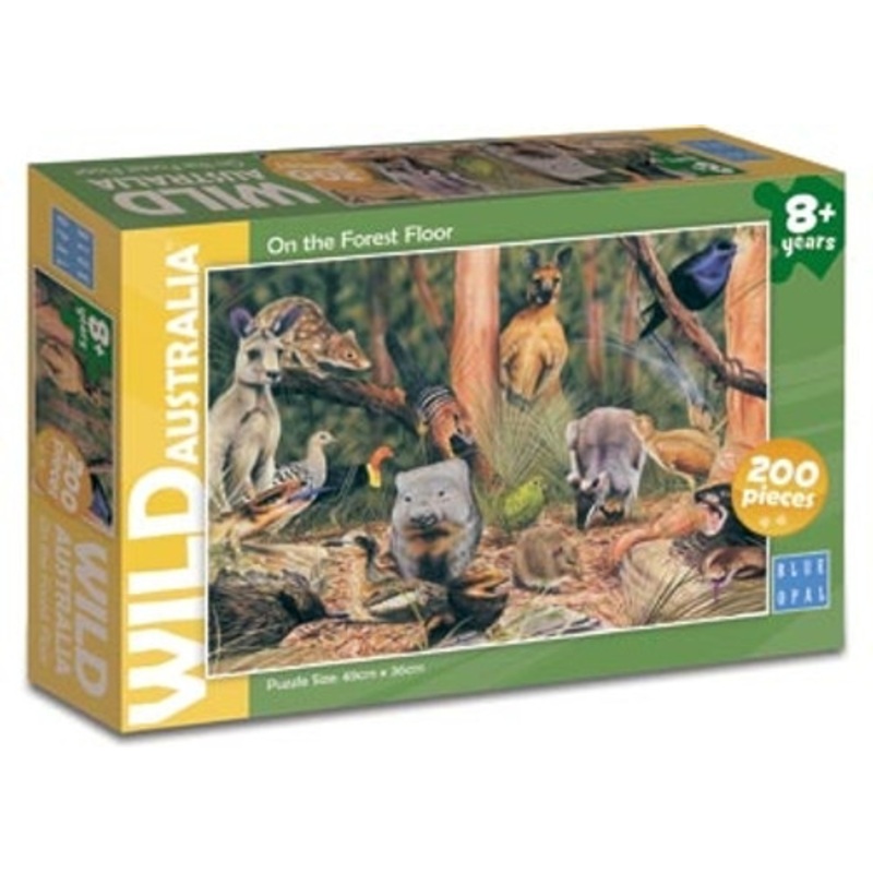 "Blue Opal 200pc - On The Forest Floor 200pc Puzzle"
