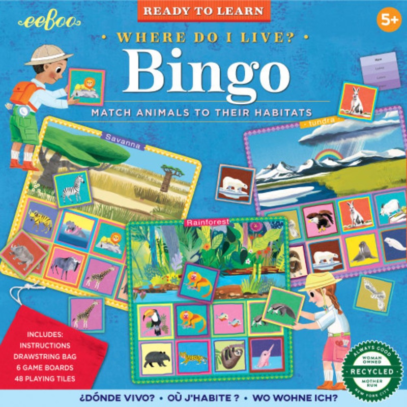 "eeBoo - Bingo - Where do I live?"