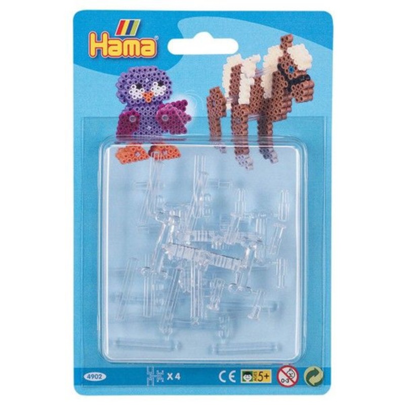 "Hama Beads - Small Blister Pack - 4 Connections for Assembling Bead Designs"