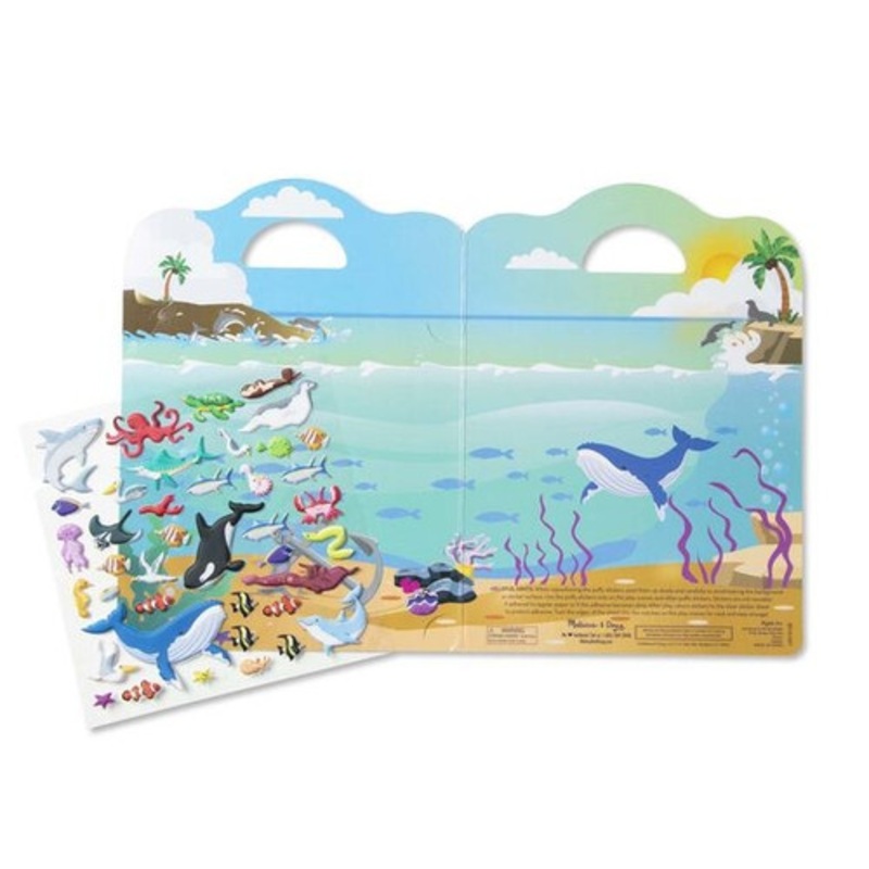 "Melissa and Doug - Ocean Reusable Puffy Sticker Playset"
