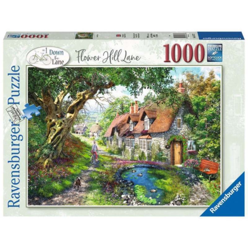 "Ravensburger 1000pc - Flower Hill Lane Puzzle"