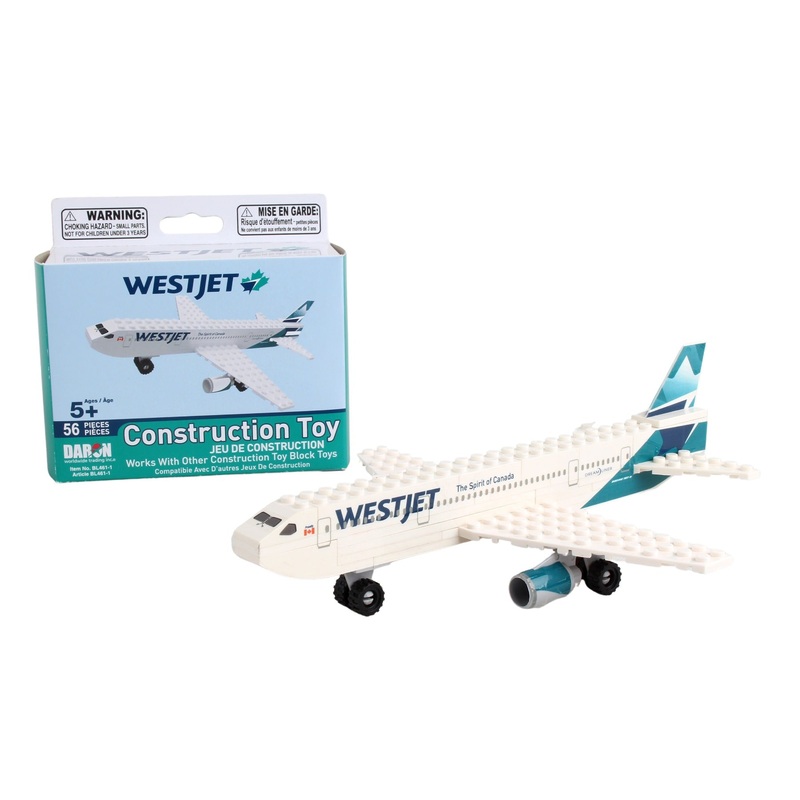 WESTJET CONSTRUCTION TOY NEW LIVERY