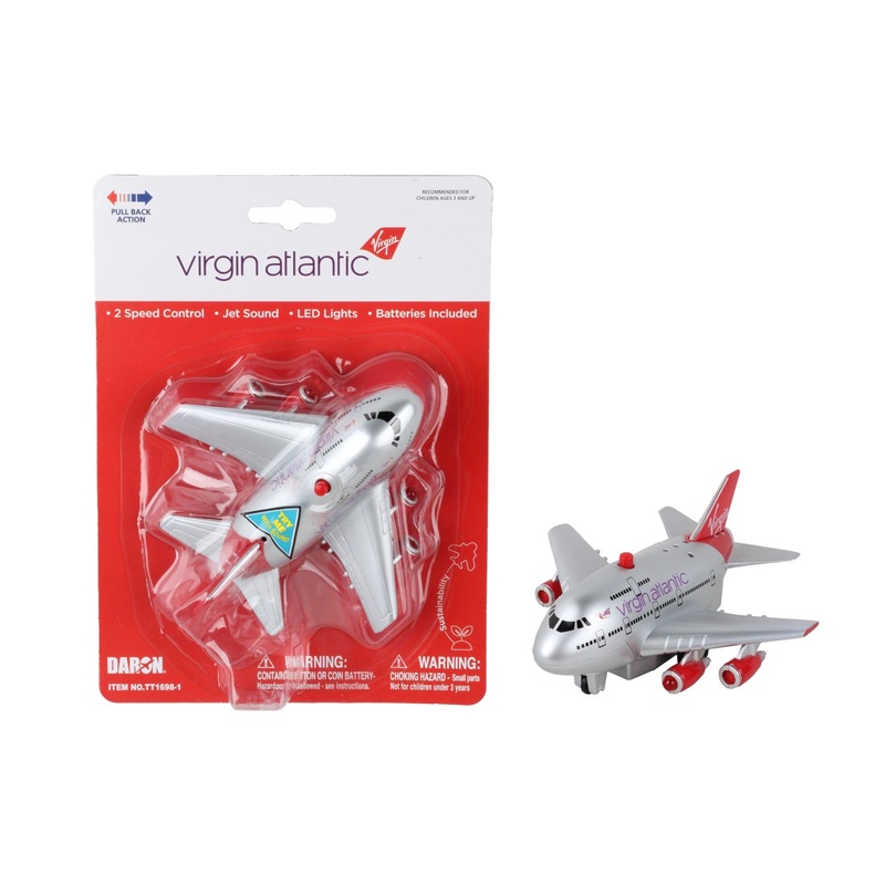 VIRGIN ATLANTIC PULLBACK W/LIGHT & SOUND (**)
