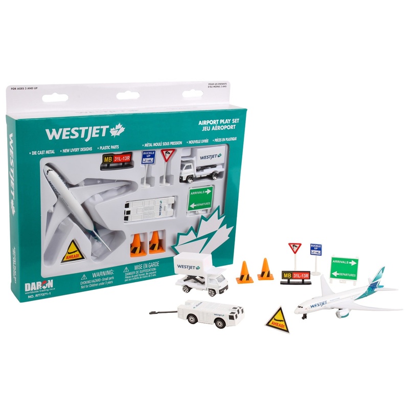 WESTJET AIRPORT PLAY SET NEW LIVERY