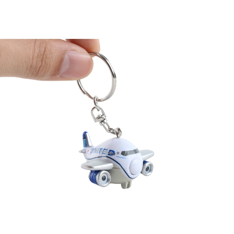 UNITED AIRLINES KEYCHAIN W/LIGHT & SOUND 2019 NEW LIVERY